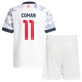 Jalkapallo Pelipaidat FC Bayern München Kingsley Coman 11 Lasten Kolmaspaita 2021-2022 Lyhythihainen